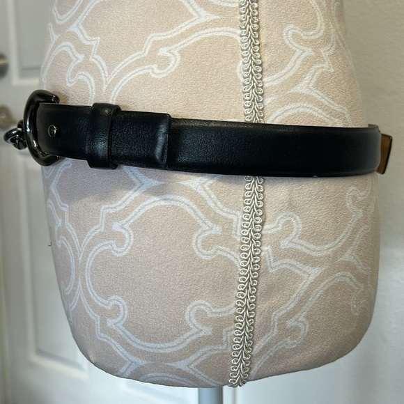 The Worth Collection Black LEATHER BELT C101BT15 main image 7